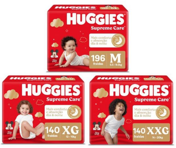 Fralda Huggies Supreme Care