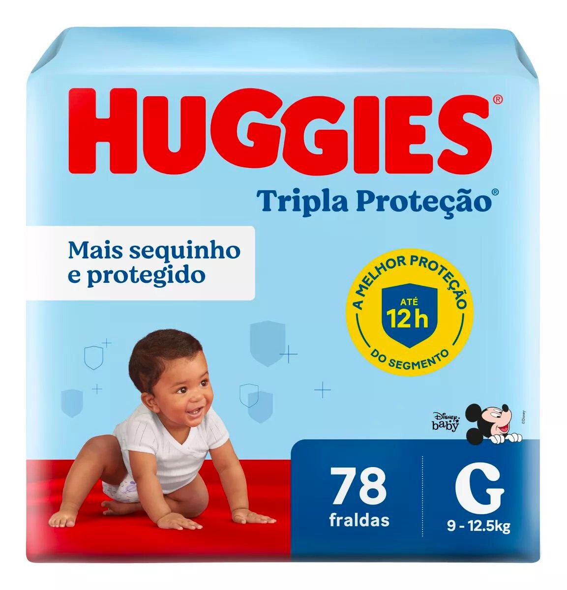 Fralda Huggies Tripla Proteção G com 78 Fraldas