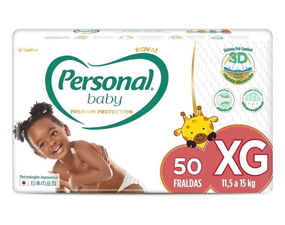 Fralda Personal Baby Premium XG 50 unidades