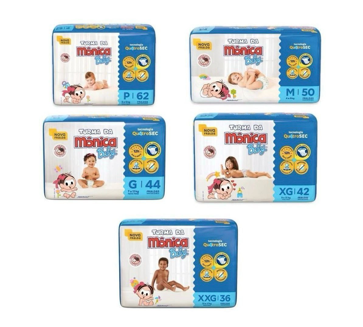 Fralda Turma da Mônica Baby