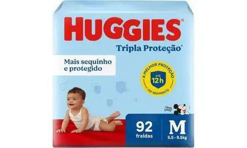 Huggies Fralda Tripla Proteção M 92 Un