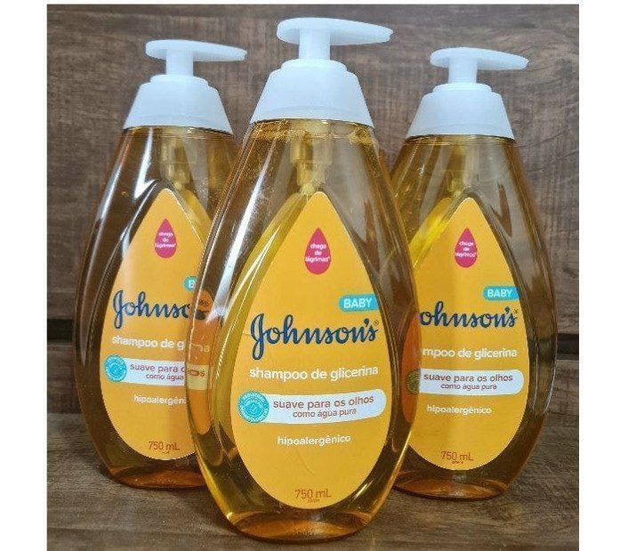 Johnson's Baby Shampoo Para Bebê De Glicerina, 750ml
