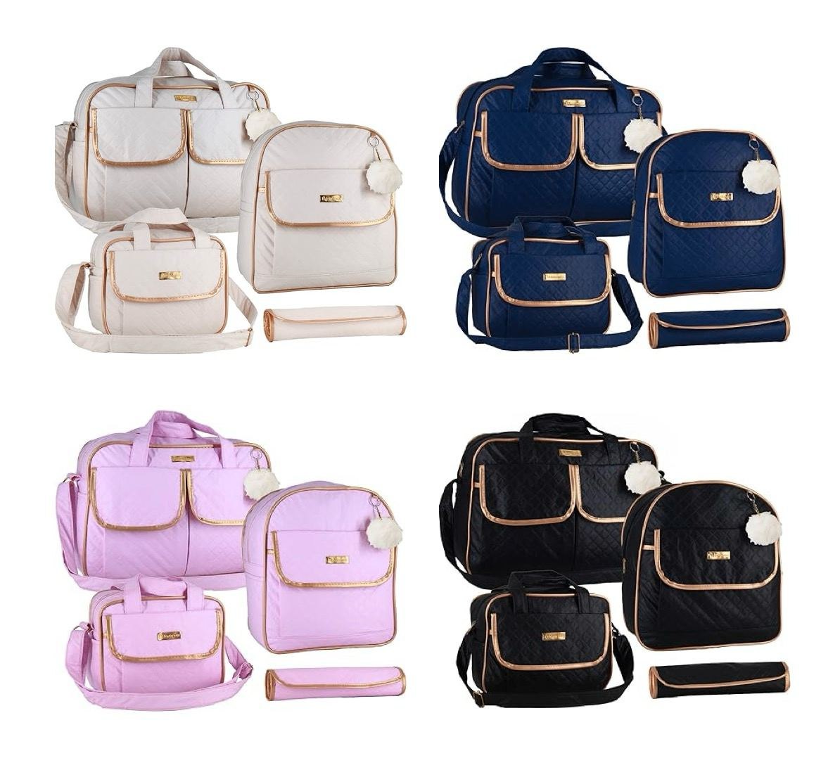 Kit Bolsa Bebê Mala Maternidade Impermeável Multifuncional