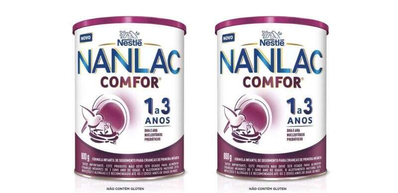 Kit Fórmula Infantil Nanlac Comfor 800g - 2 Unidades