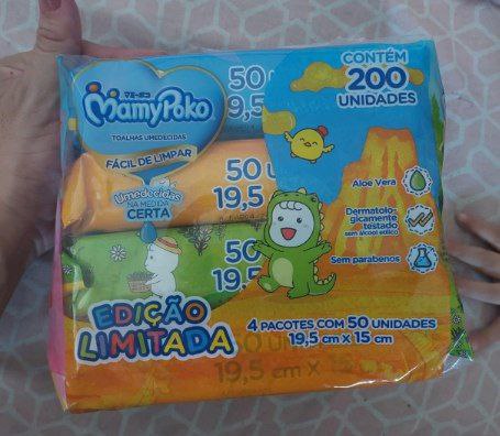 Lenços Umedecidos Mamypoko Edição Limitada 200 Unidades