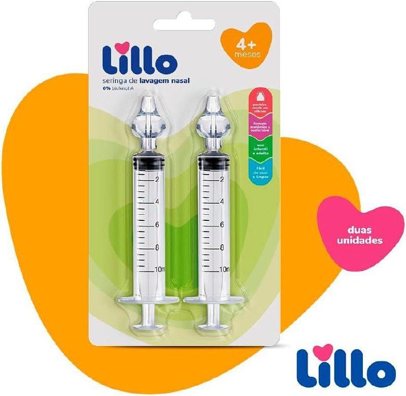 Lillo Kit De Seringa Lavagem Nasal