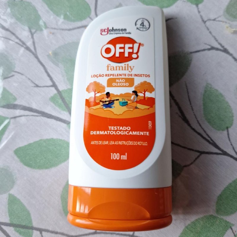 Loção Repelente de Mosquitos e Insetos  Nova Embalagem  Proteção por até 4h  Testado dermatologicamente  100ml
