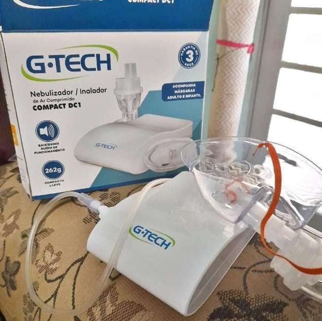 Nebulizador de Ar comprimido G-Tech modelo Compact DC1, G-Tech