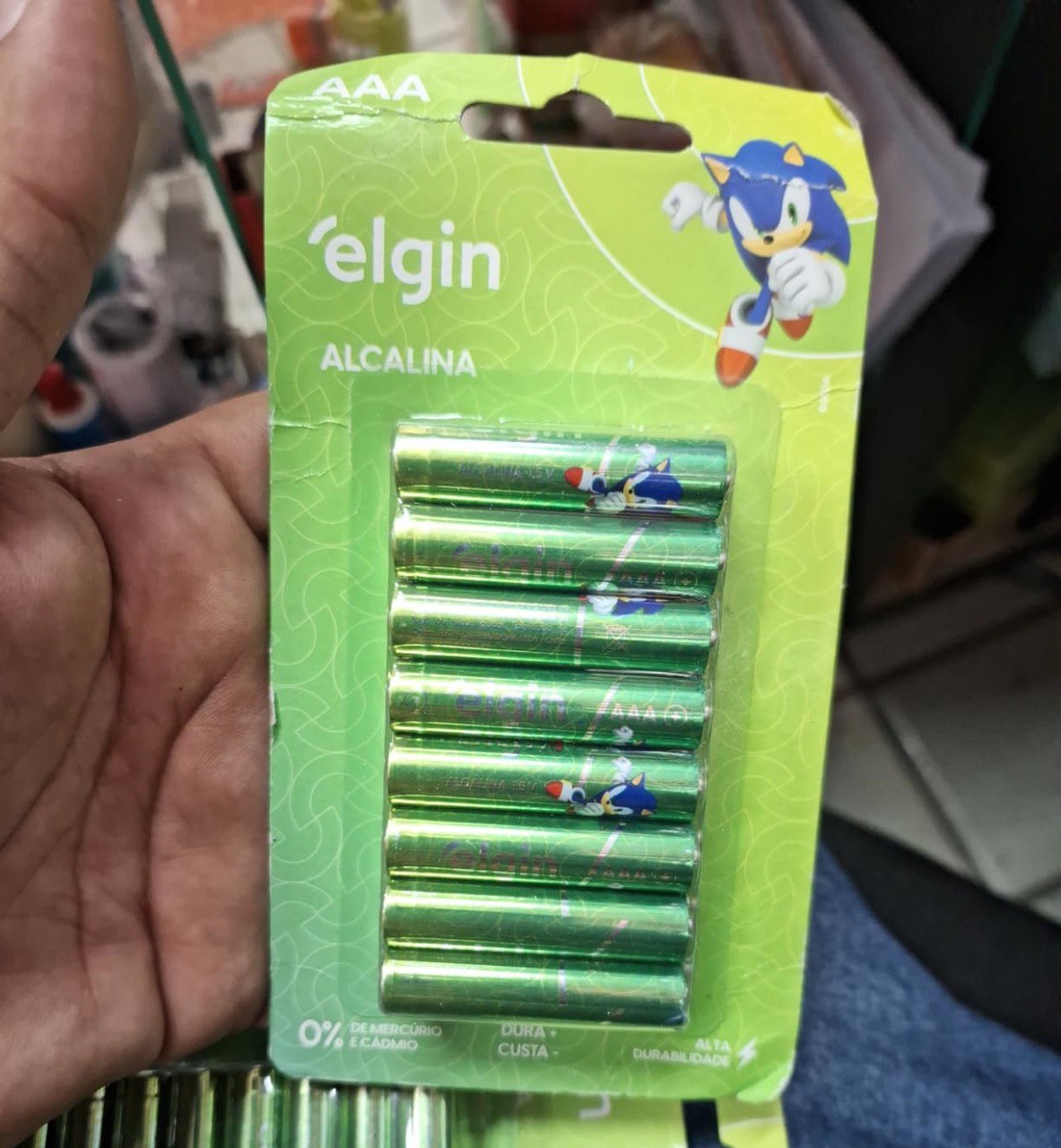 Pilha Alcalina AA Palito 16 unidades Elgin