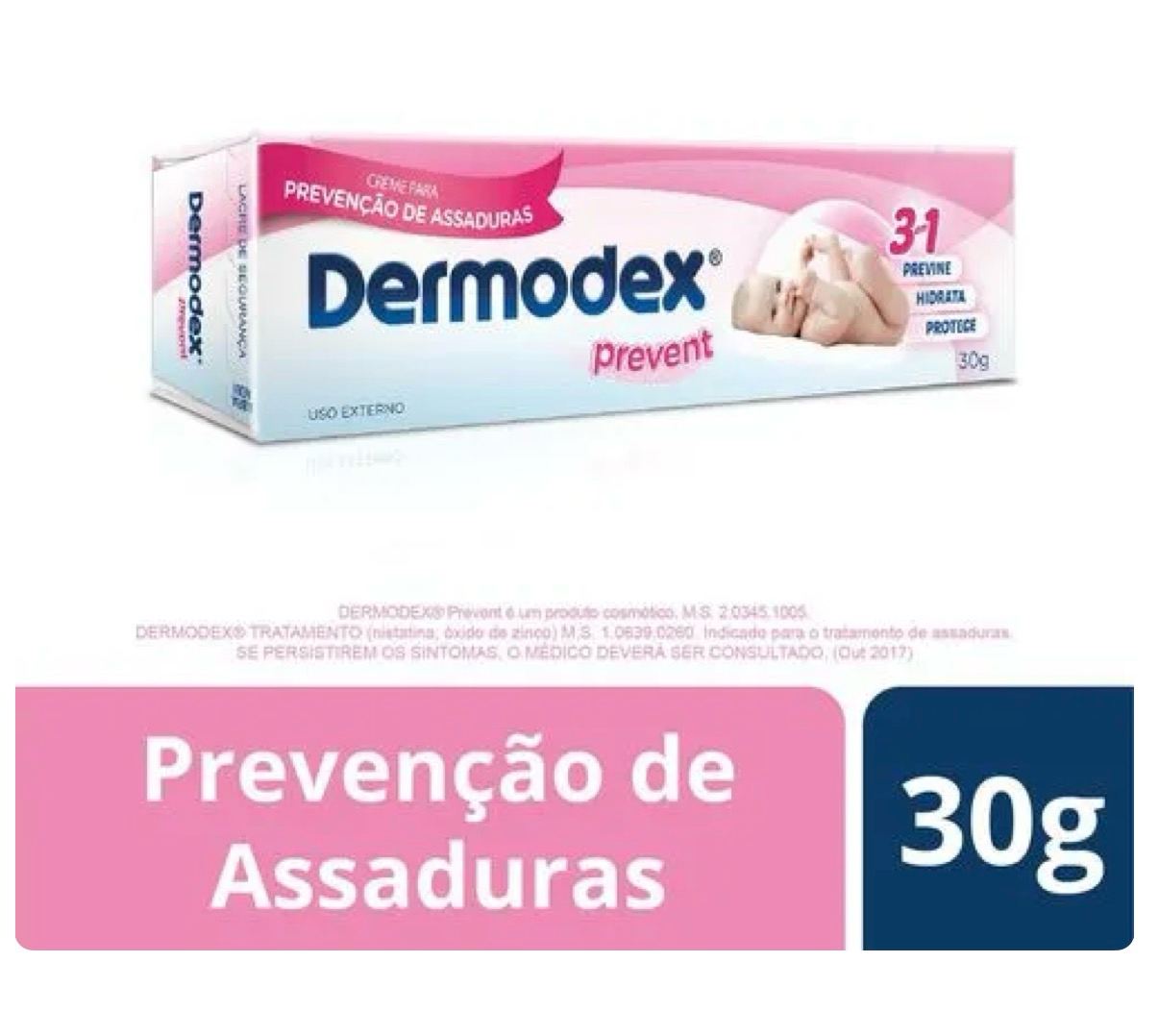 Pomada para Prevenção de Assaduras Dermodex Prevent 30g