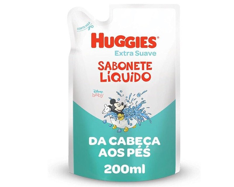 Sabonete Líquido Refil Huggies Extra Suave, 200ml