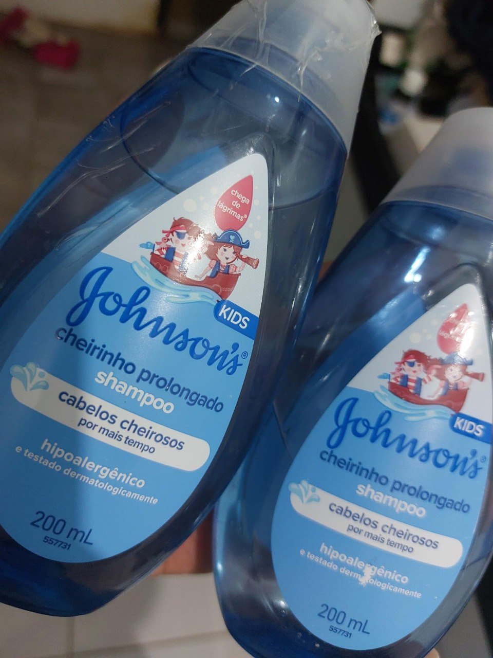 Shampoo Cheirinho Prolongado, Johnson's Baby, 200 ml