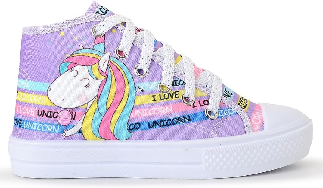 Tênis Feminino Infantil Botinha Menina Personagem Unicórnio