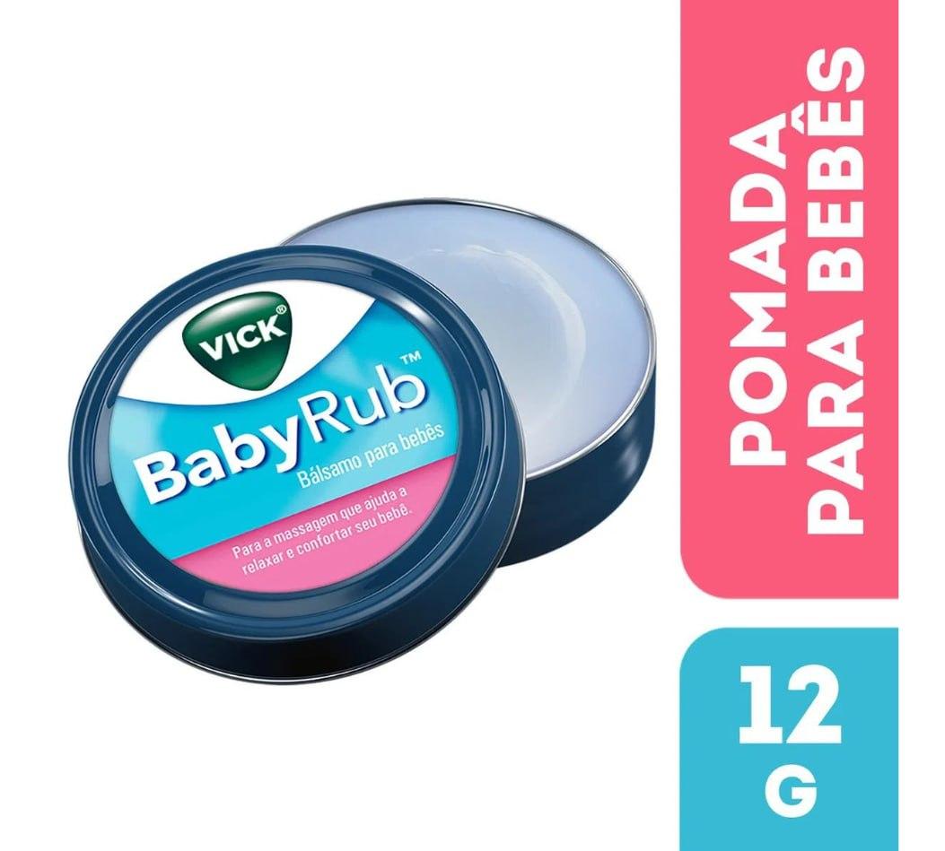 Vick Babyrub Balsamo Para Bebes 12g