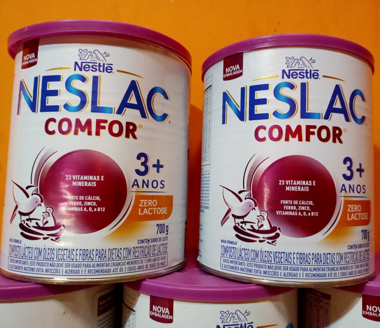 ZERO LACTOSE - desconto só aparece na tela  de  pagto com 2  latas