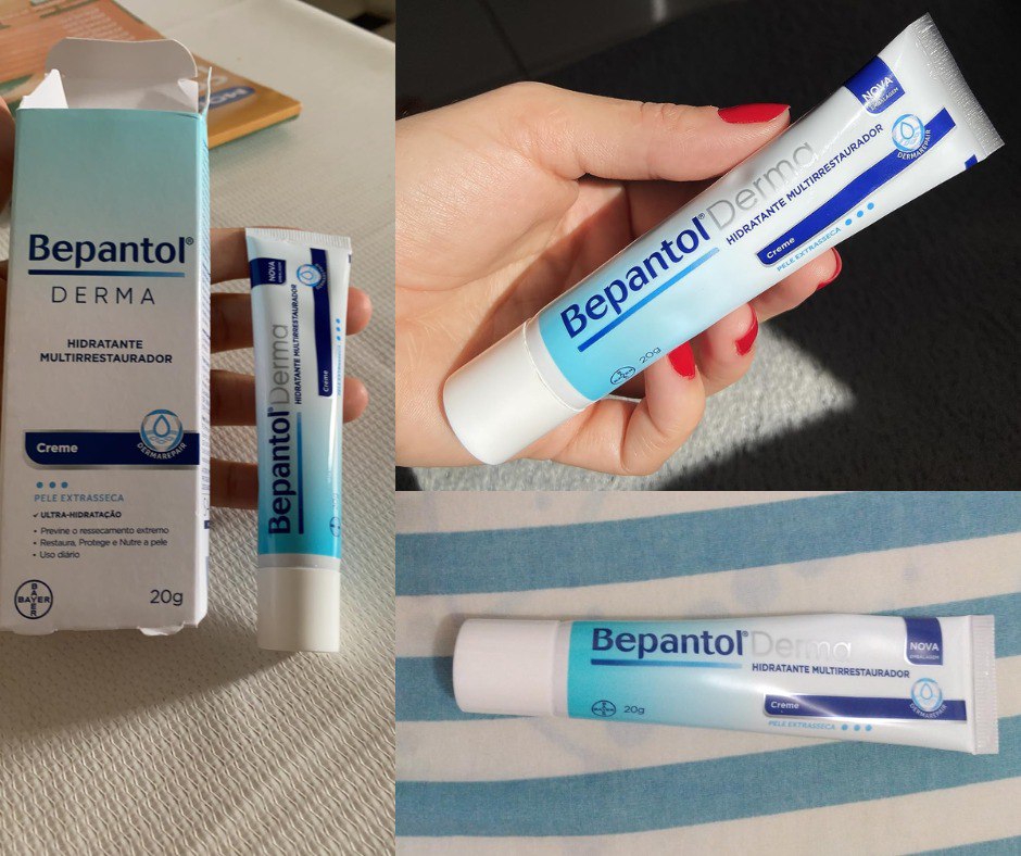 Bepantol Derma Toque Seco, Hidratante Corporal Multirrestaurador, para Pele Sensível e Extrasseca, 20g
