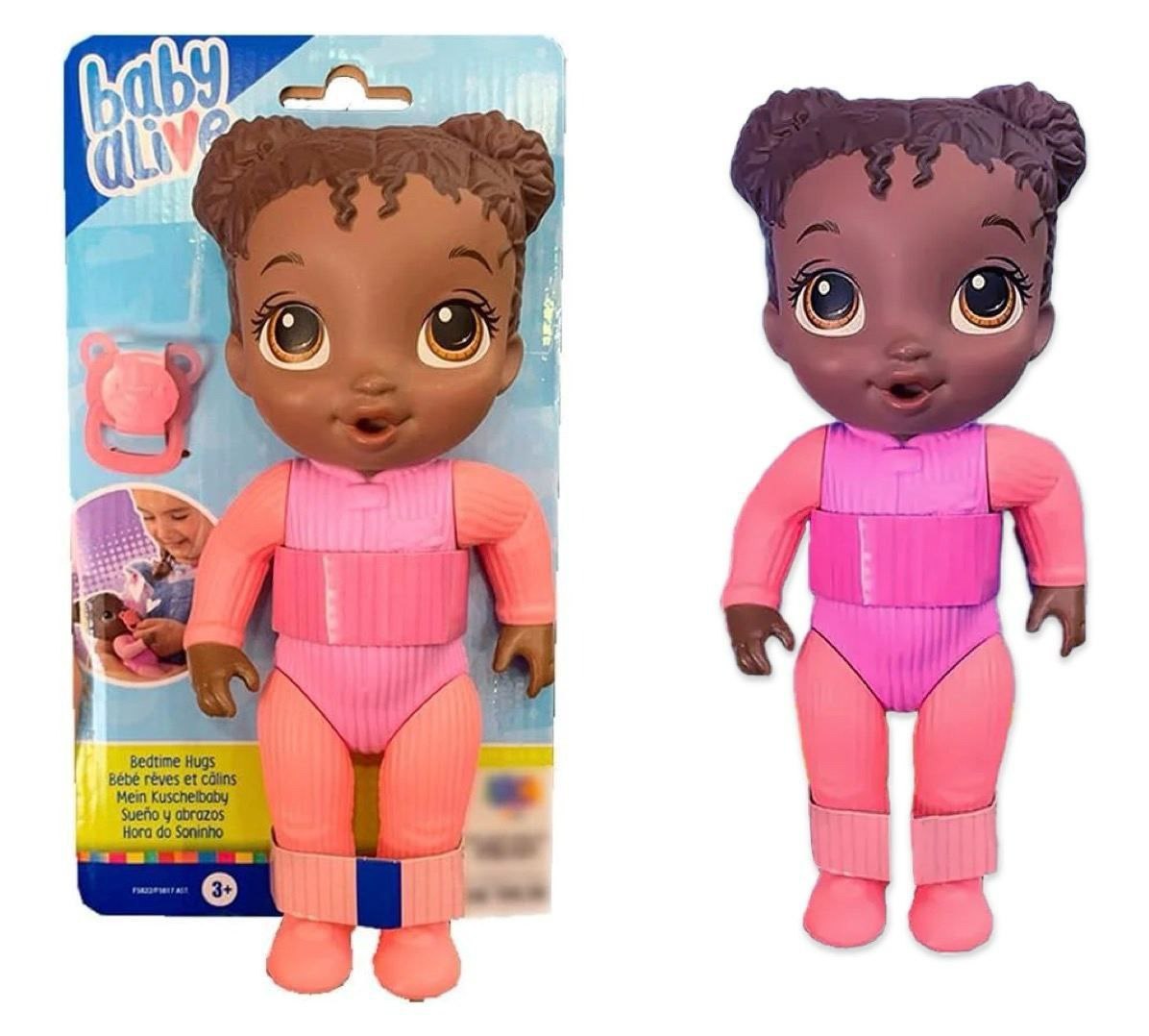 Boneca Baby Alive Bebê Hora do Soninho - Boneca de Cabelos Pretos 24cm