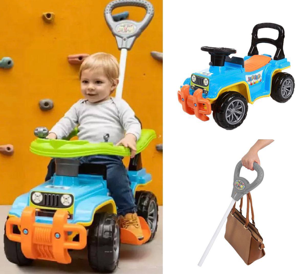 Carrinho de Passeio Jip Jip com Empurrador Maral