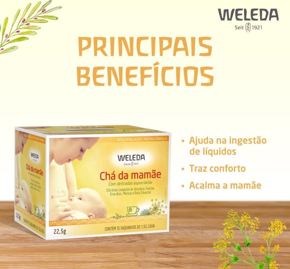 Chá Misto da Mamãe, Weleda, Bege