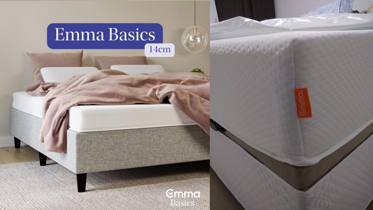 Colchão Solteiro de espuma D28 Emma Basics 17cm - Ortopédico e Hipoalergênico com 5 anos de garantia
