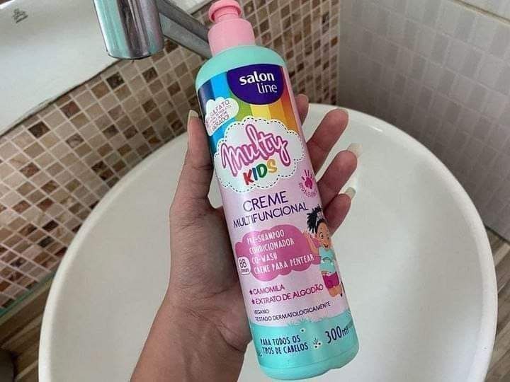 Creme Multifuncional Multy Kids Salon Line 300ml, Salon Line, Branco