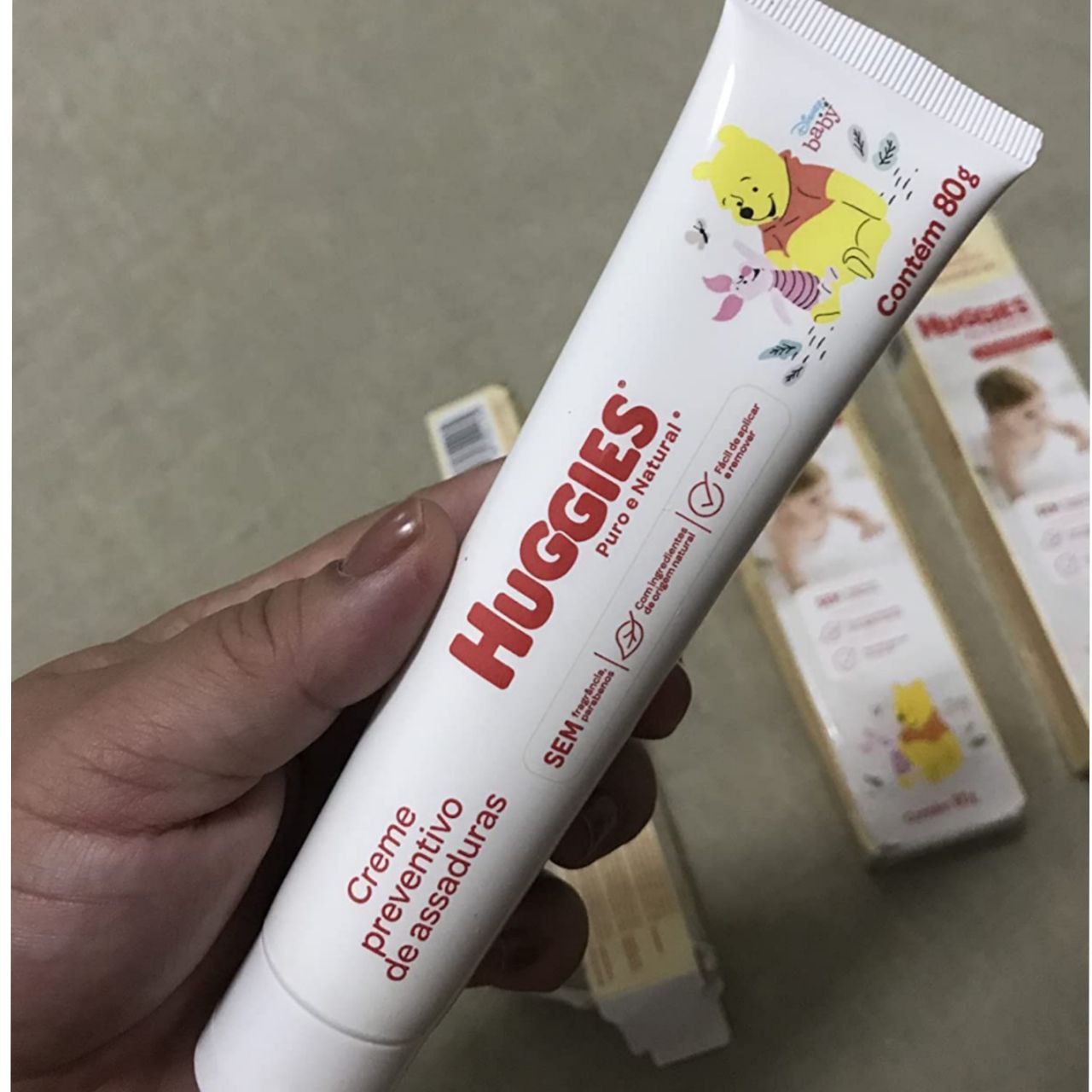 Creme Preventivo de Assaduras Huggies Puro e Natural - 80g