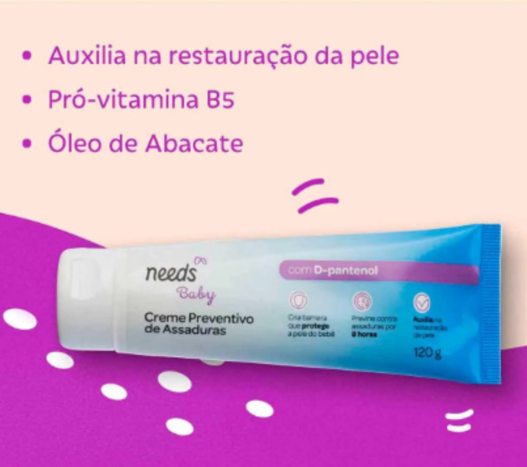 Creme Preventivo de Assaduras Needs 120g