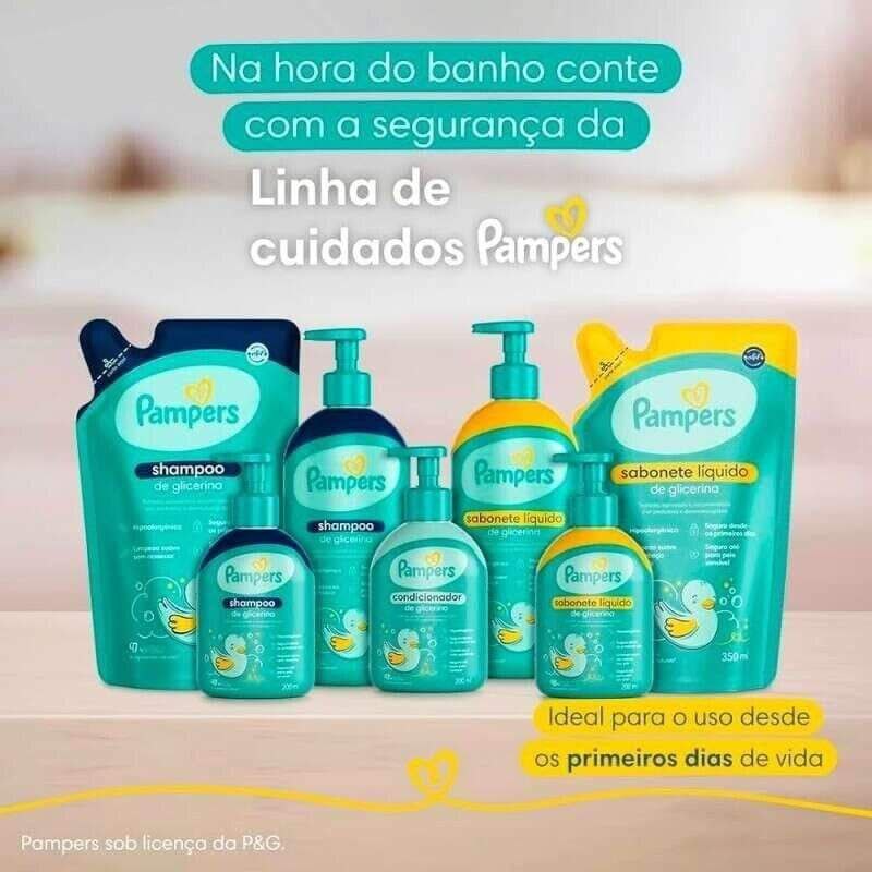Desconto extra de 20% off em toda linha de Banho Pampers