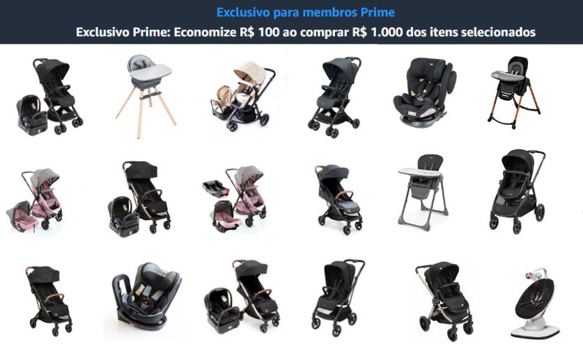 🌟 Exclusivo Prime: Economize R$ 100 ao comprar R$ 1000