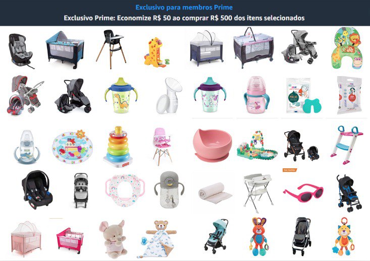 🌟 Exclusivo Prime: Economize R$ 50 ao comprar R$ 500