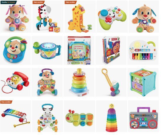 FISHER PRICE - Seleção de Brinquedos