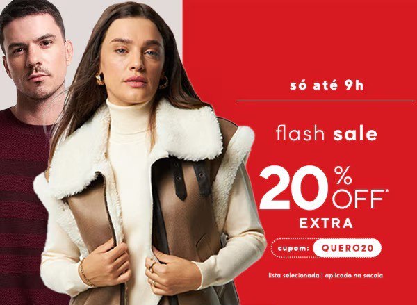 Flash Sale Renner começou!✨