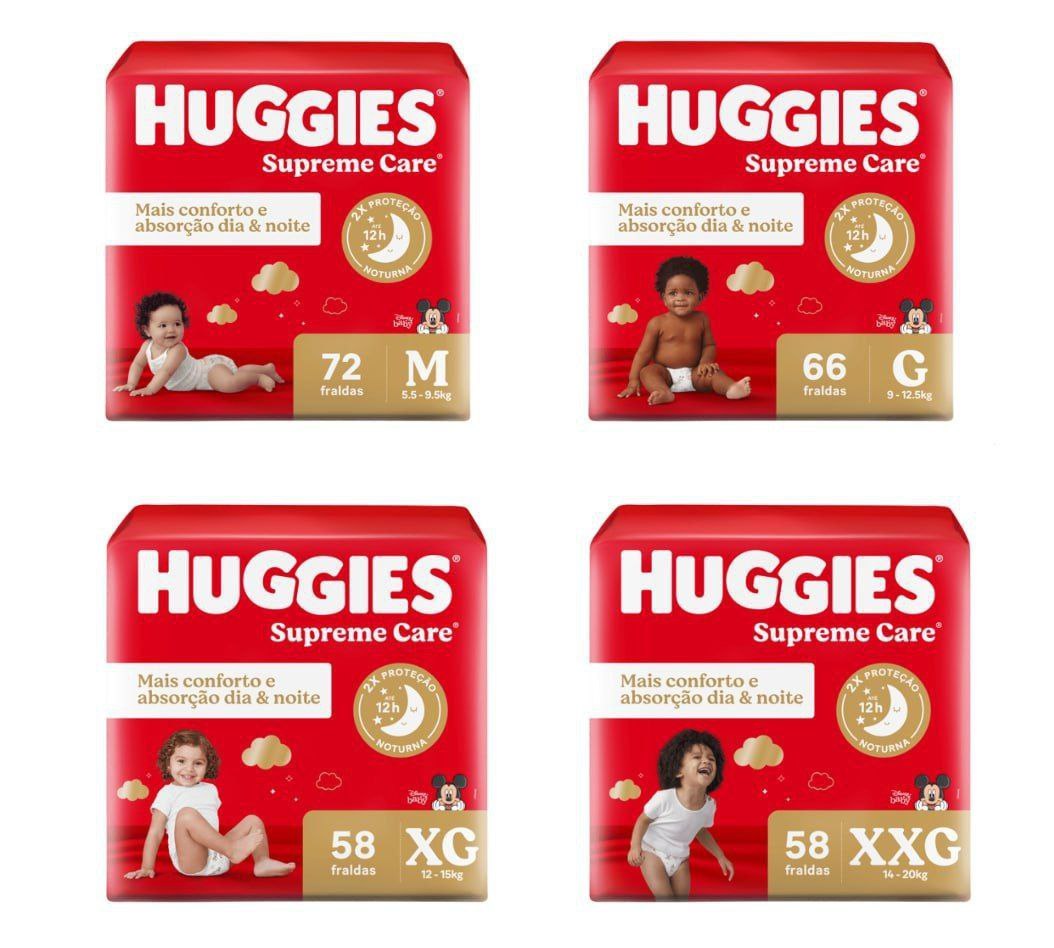 Fralda Huggies Supreme Care