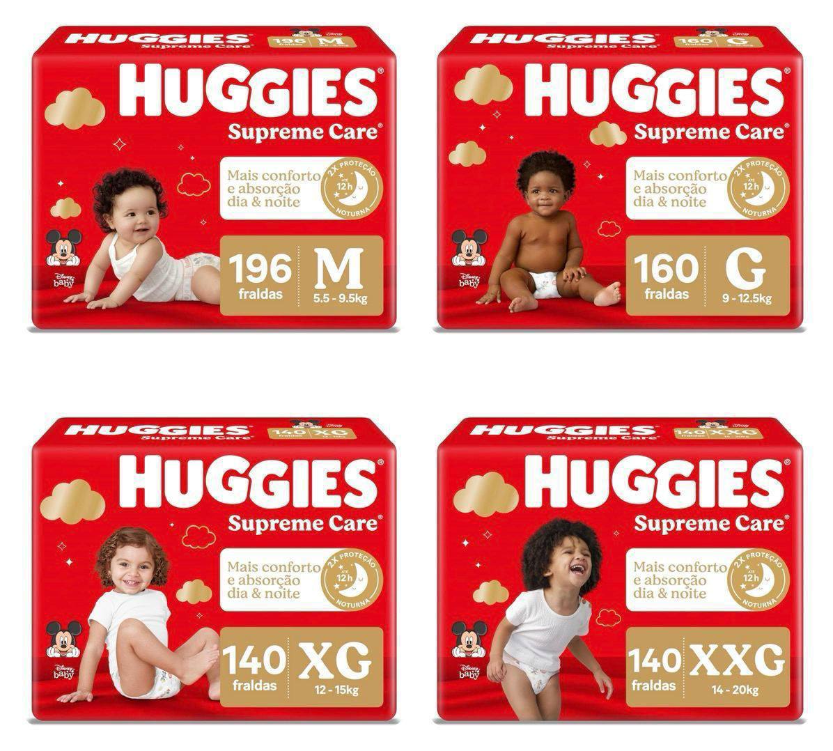 Fralda Huggies Supreme Care