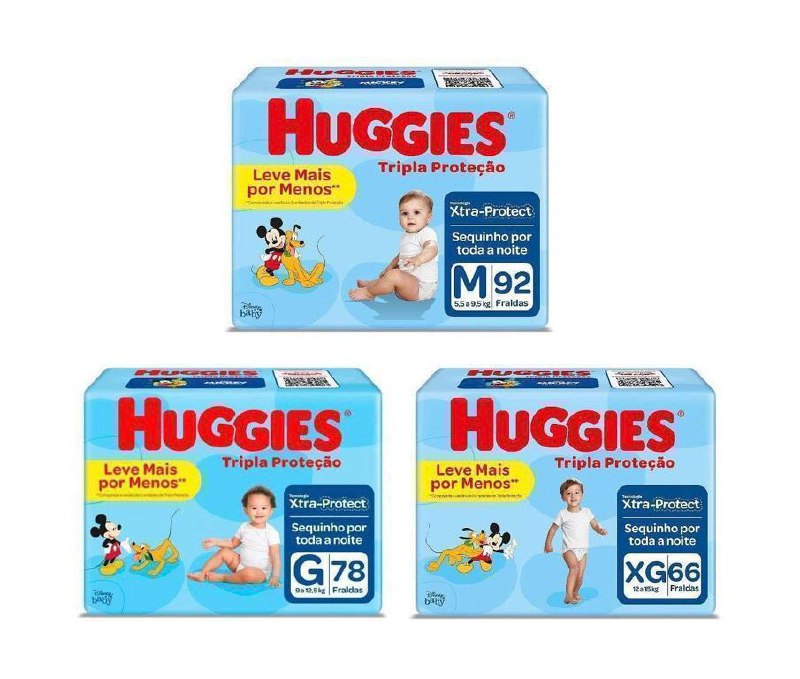 Fralda Huggies Tripla Proteção