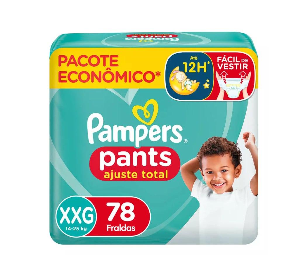 Fralda Pampers Pants Ajuste Total XXG 78 unidades