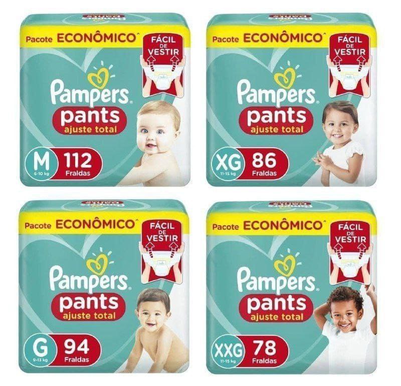 Fralda Pampers Pants Ajuste Total