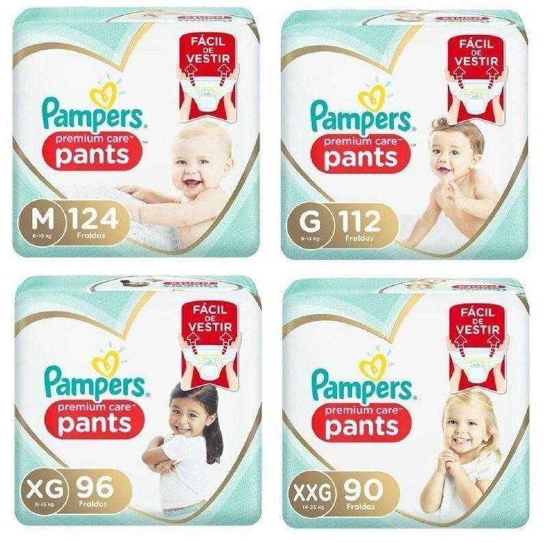 Fralda Pampers Pants Premium Care, Pacotão