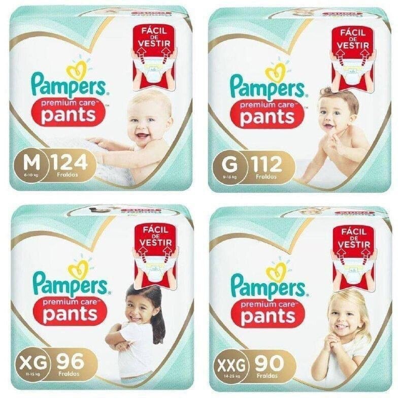 Fralda Pampers Pants Premium Care, Pacotão