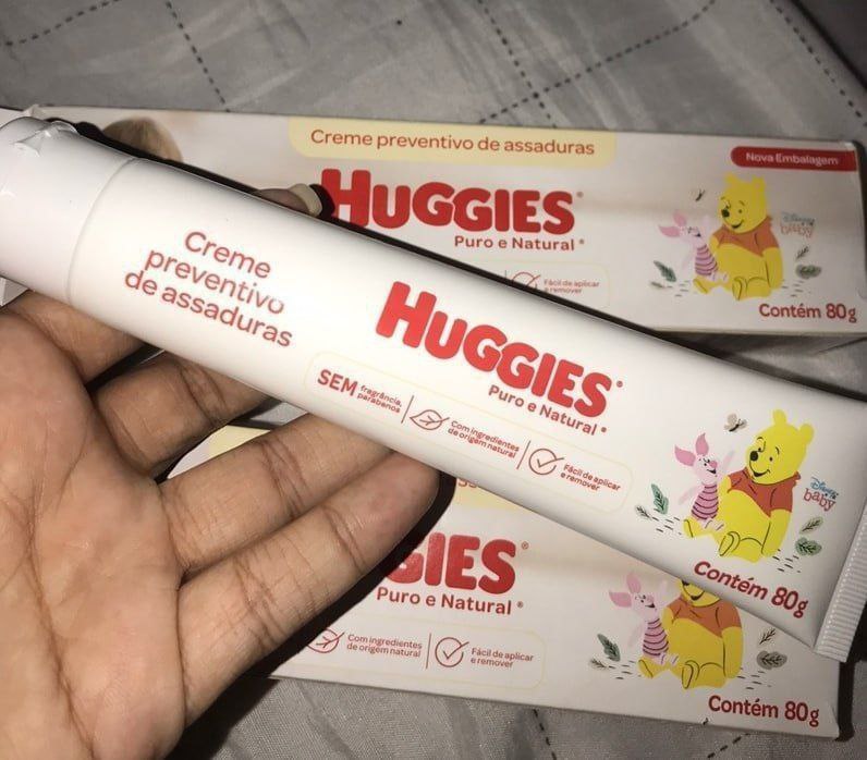 HUGGIES Creme Preventivo De Assaduras Huggies Puro E Natural - 80G