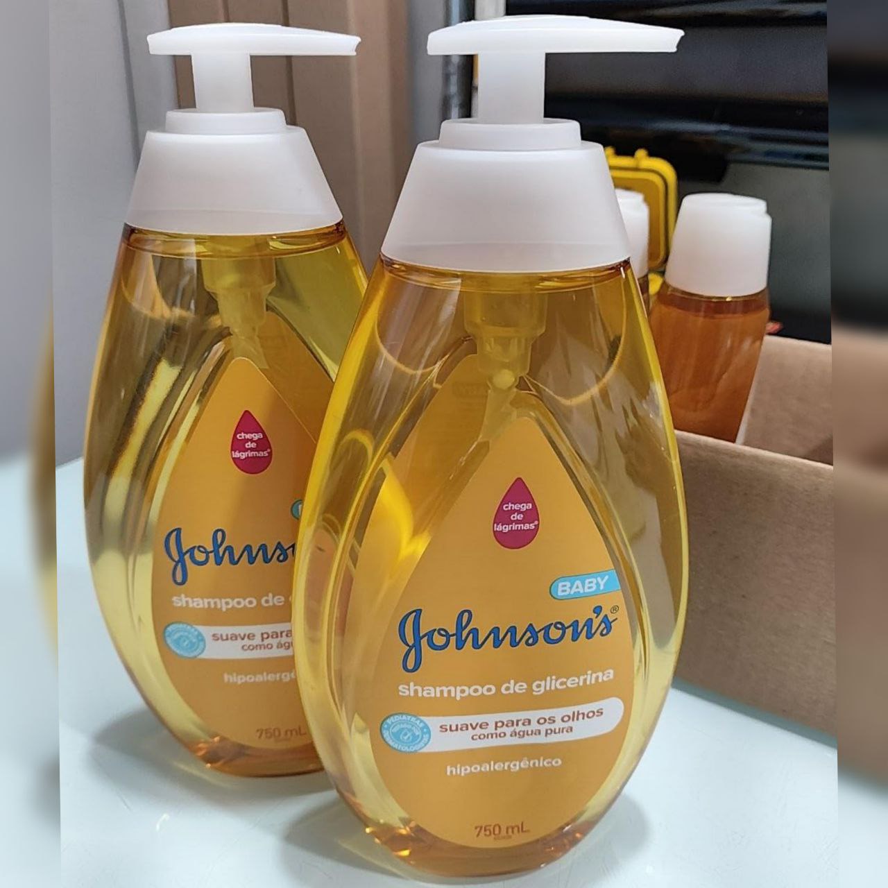 Johnson's Baby Shampoo Para Bebê De Glicerina, 750ml