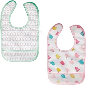 Kit 2 Babadores Com Bolso Buba