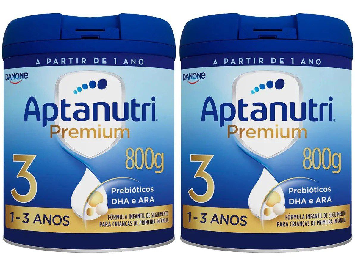 Kit Fórmula Infantil Aptanutri Original Premium+ 3 - 800g 2 Unidades