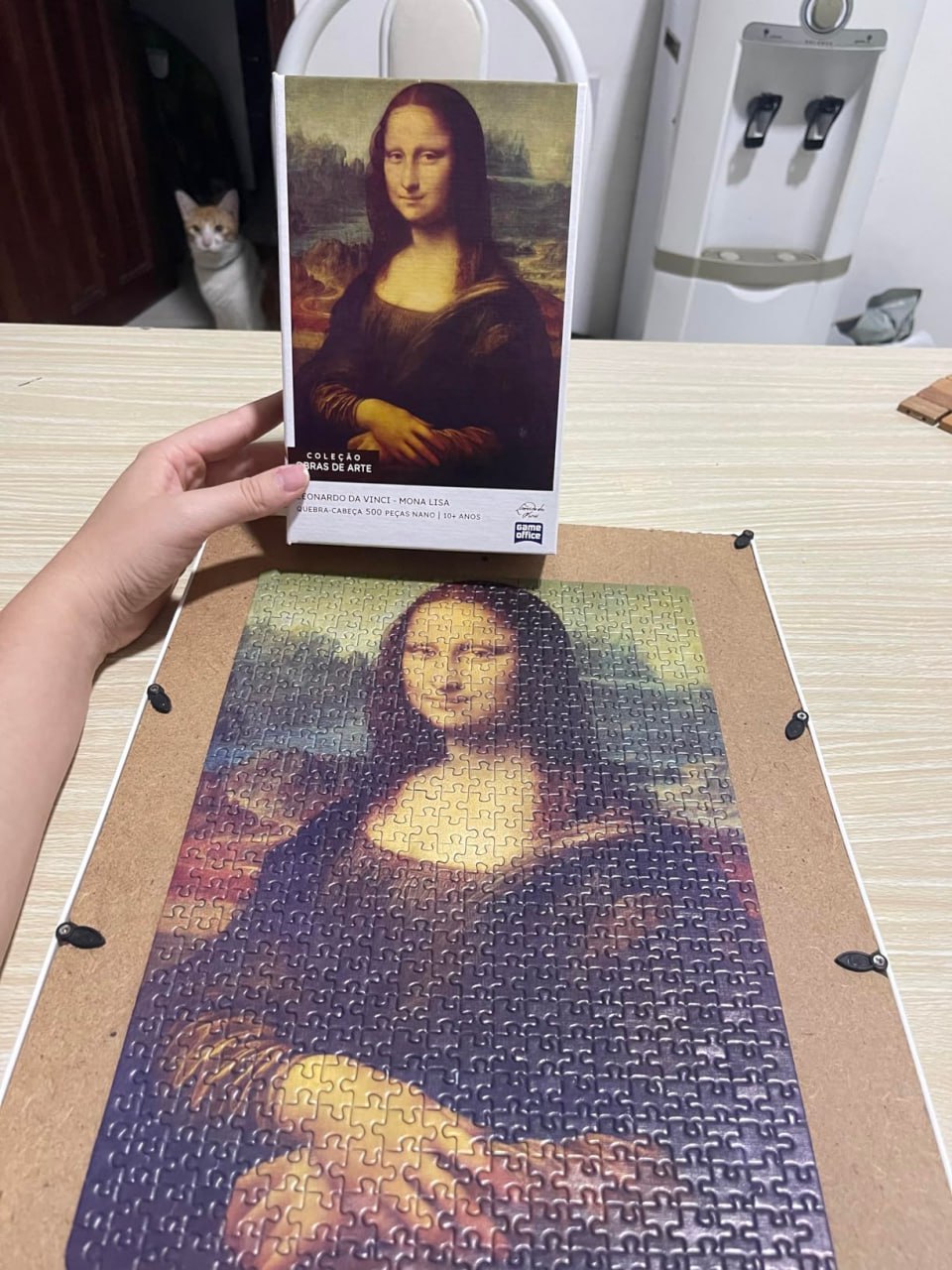 LEONARDO DA VINCI - A MONA LISA - QUEBRA-CABEÇA - 500 PEÇAS NANO - TOYSTER BRINQUEDOS