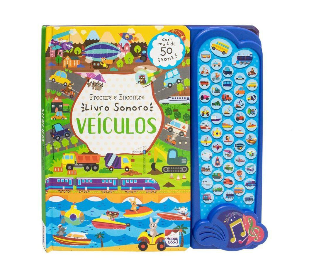 Livro Sonoro: Veículos Procure e Encontre