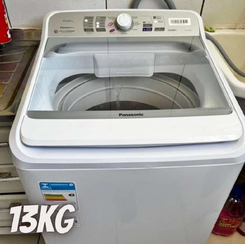 Máquina Panasonic! 13 KG 😮 Ótimo preço COM FUNÇAÕ VANISH