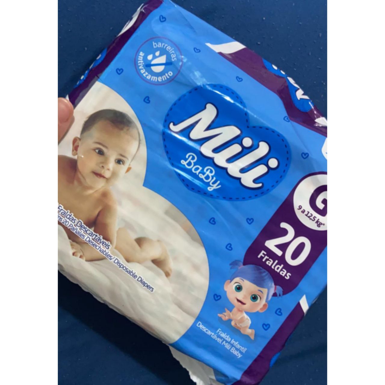 Mili Fralda Baby Jumbinho G - 20 Unidades