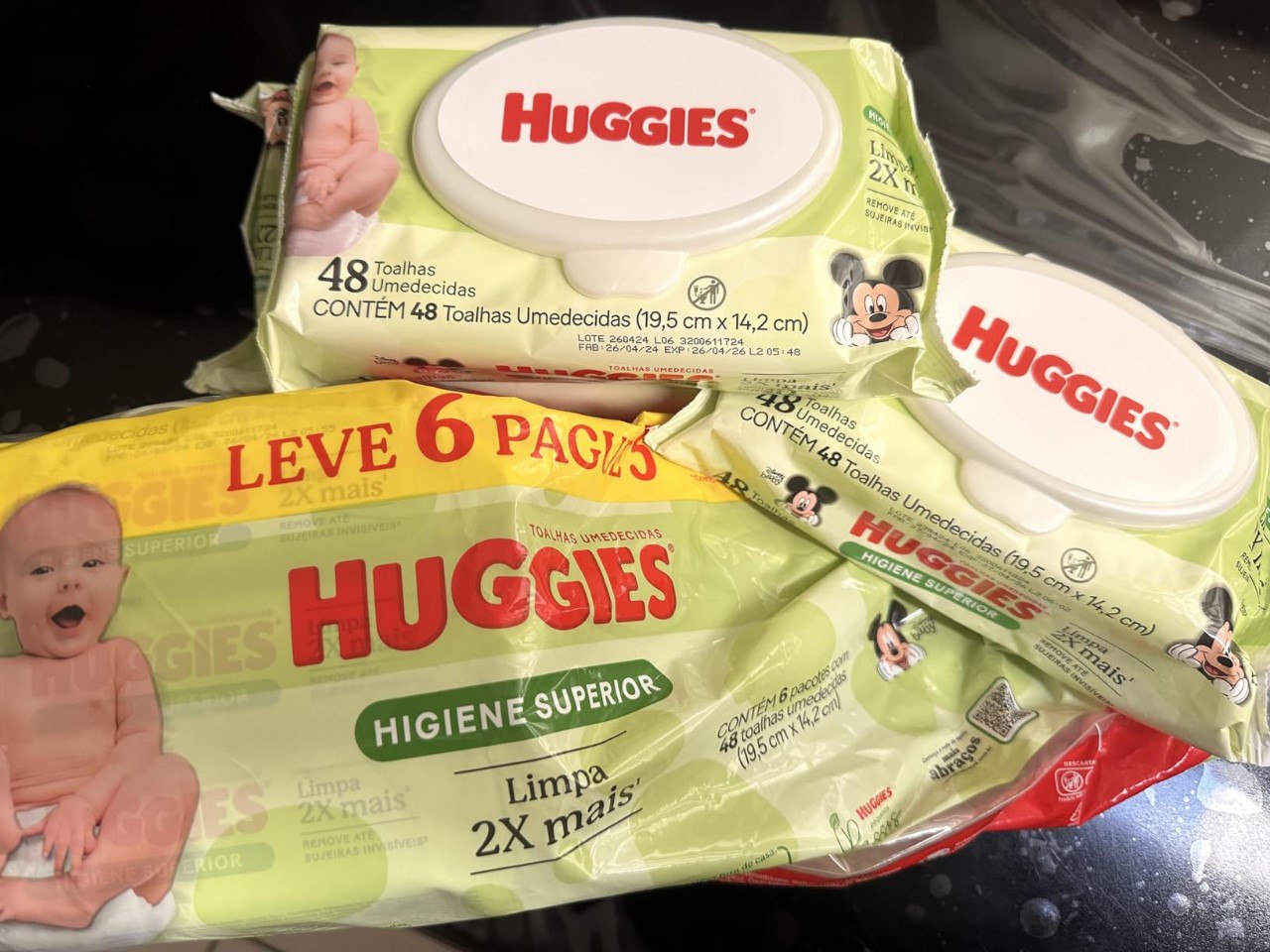 NOVA FORMÚLA HUGGIES‼️ Cada lencinho sai a 8,61 🤌🏼😍