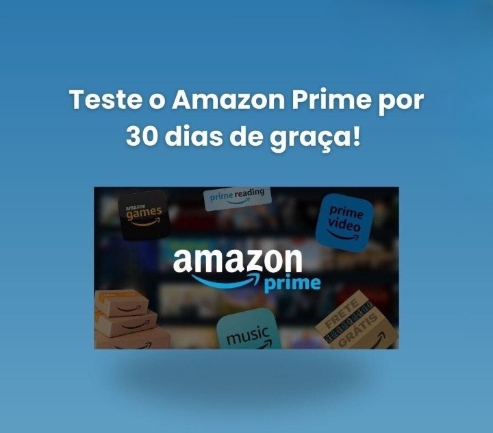 Oi pessoal, ultimamente várias promoções que estamos compartilhando são exclusivas para Assinantes do Amazon Prime!