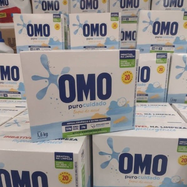 OMO Puro Cuidado - Sabão Em Pó 1.6Kg